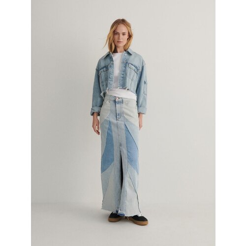 Reserved Ladies` skirt - modra Cene