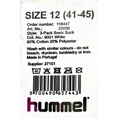 Hummel Carape 3-Pack Basic Sock 22030-9001 Slike