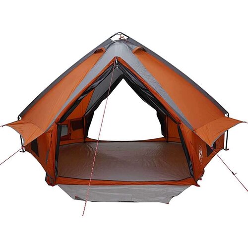  Teepee &amp;scaron;ator s krovom Siva i narančasta 490 x 410 x 210 cm Slike