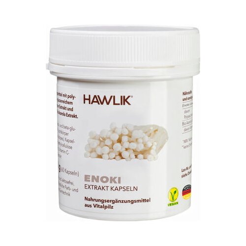Hawlik bio Enoki ekstrakt - kapsule - 60 kaps. Cene