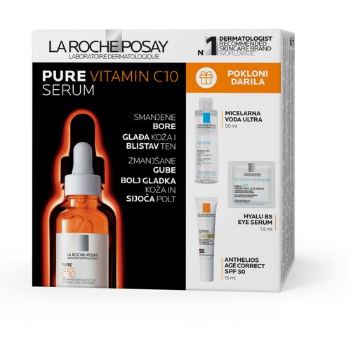LAROCHE-POSAY Vitamin C10 Rutina za blistavu kožu i smanjenje bora PROMO Slike
