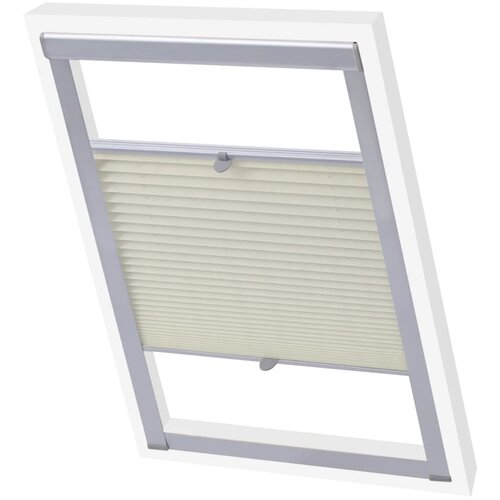 vidaXL Plisirane Rolete Krem U08/808 Cijene