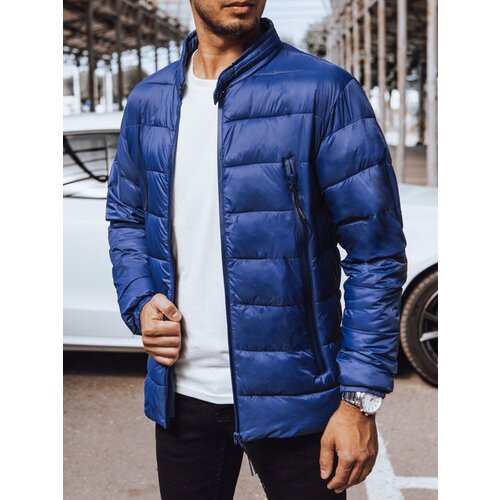 DStreet Men's Quilted Jacket, dark blue, Cene