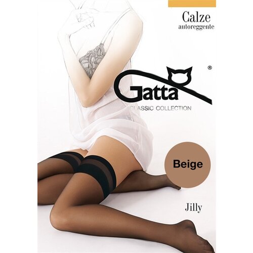 Gatta Jilly - Thigh Stockings Beige 3-4 Slike