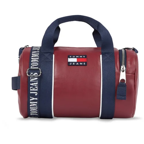 Tommy Jeans Ročna torba Tjw Heritage Barrel Bag AW0AW15431 Modra