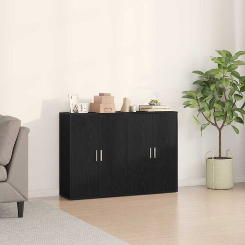  Kreveta 2 pcs Crni hrast 60 x 31 x 84 cm Konstruirano drvo Cijene