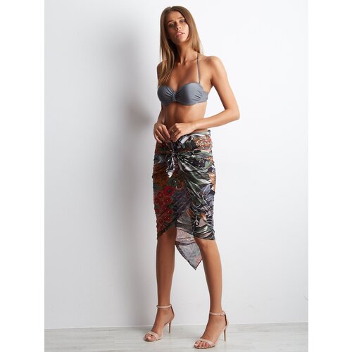 Fashion Hunters Black patterned pareo Slike