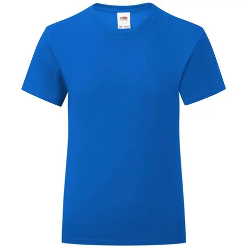 Fruit Of The Loom Blue Girls' T-shirt Iconic