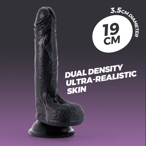 Crushious INVIKTUS 7 LIQUID SILICONE DILDO BLACK Slike