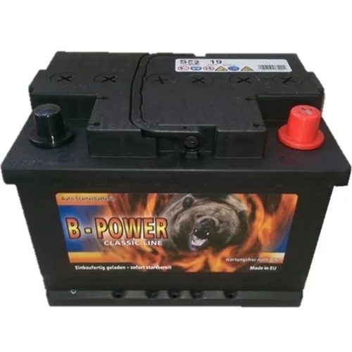 B-power akumulator 62ah (d+) -12v