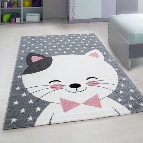 Ayyildiz Carpets Ružičasti/sivi dječji tepih 140x200 cm Kids &amp;ndash; Slike