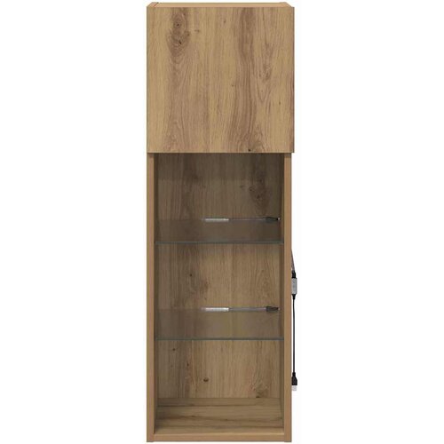  Zidni TV ormari Zidne 2 pcs Umjetnički hrast 30,5 x 30 x 90 cm Slike