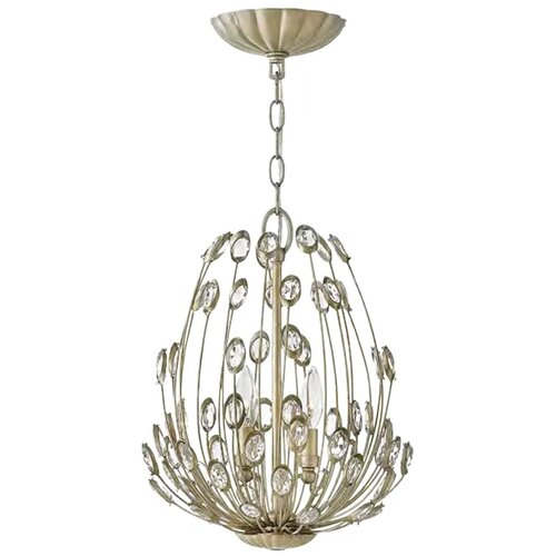 Elstead Tulah Stropna svetilka s 3 lučmi, srebrna, E14, (22098558) Cene