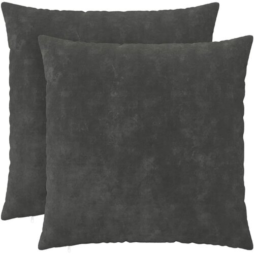  Jastuk s jastukom HEERLEN 2 kom. Antracit Mikrofibra Flis - Antracit 60 x 60 cm 2 Cene
