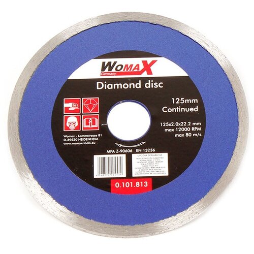 Womax dijamantska rezna ploča, FI125mm Cene