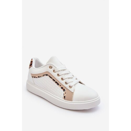 Kesi Women's Classic Sports Shoes White-Beside Amaranti Slike