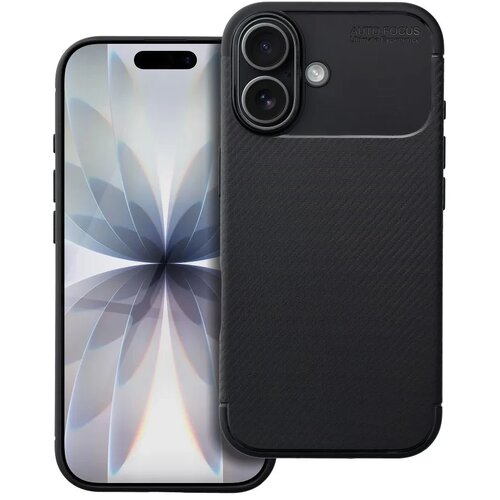 Carbon PREMIUM maska za IPHONE 17 black Slike