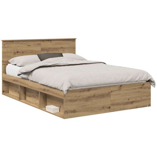  Okvir za krevet Umjetnička hrastovina 140 x 190 cm Slike