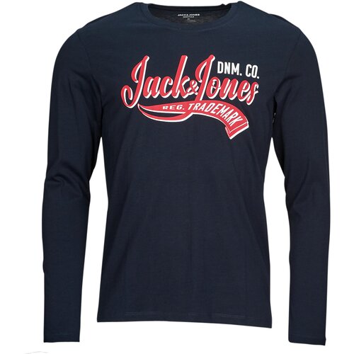 Jack &amp;amp; Jones Majice z dolgimi rokavi JJELOGO TEE LS O-NECK 2 COL AW23 SN Slike