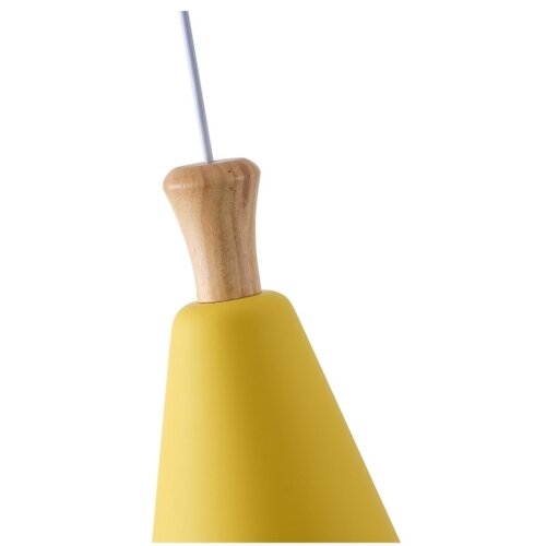  Visilica na sajli SIMPLO 1xE27/15W/230V žute boje, prečnika 20 cm Slike
