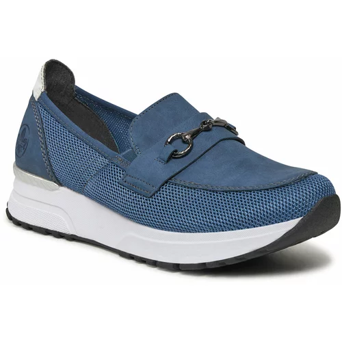 Rieker Nizki čevlji N7455-14 Blue