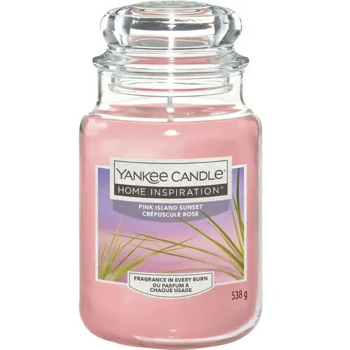 Yankee Candle Home Inspiration sveča v kozarcu Pink Island Sunset - Large Cene