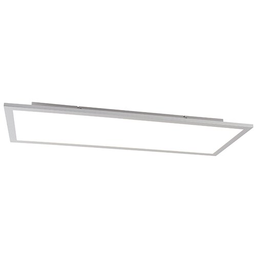 QAZQA Moderna jeklena stropna svetilka z LED 80 cm - Liv Slike