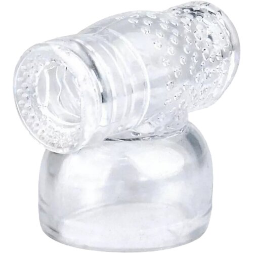 SuperLove Massage Wand Masturbator Attachment Transparent Cene