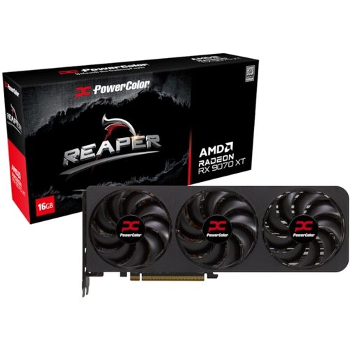  SVGA PCIE POWERCOLOR REAPER RX 9070XT 16G-A AMD/GB/GDDR/bit/Crna Cene