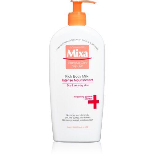 Mixa Intense Nourishment losjon za telo za suho do zelo suho kožo 400 ml za ženske Slike