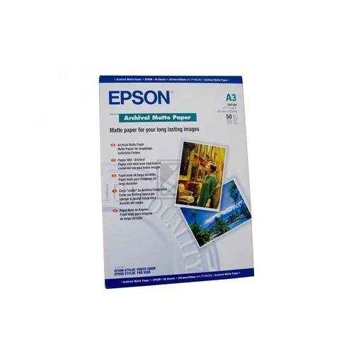 Epson Papir S041344 archival matte A3 189G 50L