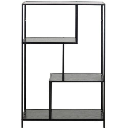Actona Črna polica 77x114 cm Seaford - Actona Cene