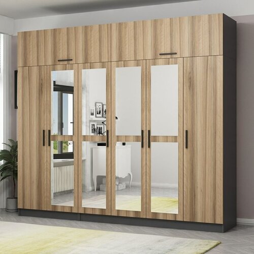 Hanah home kale - 5214 walnut wardrobe Cene