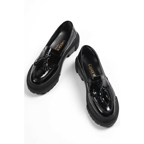 Capone Outfitters Loafer Shoes - Black - Flat Cene