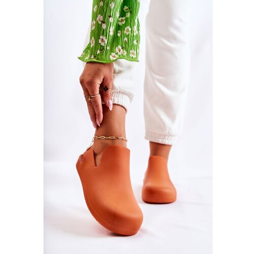Kesi Fashionable rubber clogs orange Meriko Slike
