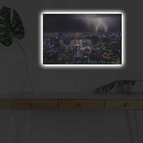 Wallity Slika sa LED osvetljenjem 4570DHDACT-131, 45x70 cm Cene