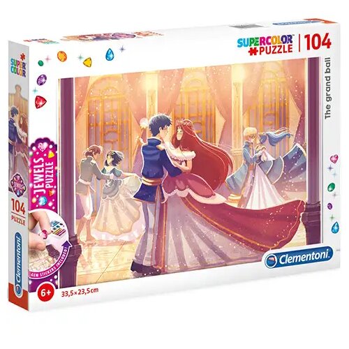 Clementoni Veliki ples Supercolor 104-delna nakit sestavljanka - Cene
