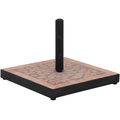 vidaXL Podstavek za senčnik terakota kvadraten 12 kg Cene
