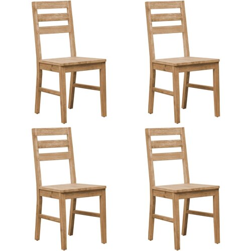 vidaXL jedilni stoli 4 kosi trden akacijev les Cene