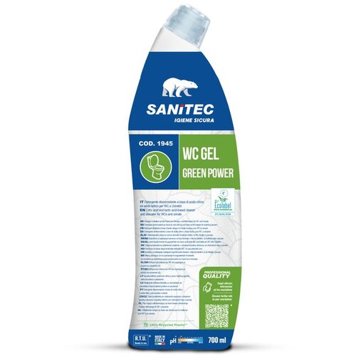 SANITEC Sredstvo za či&amp;scaron;čenje WC &amp;scaron;koljke (700 ml) Slike