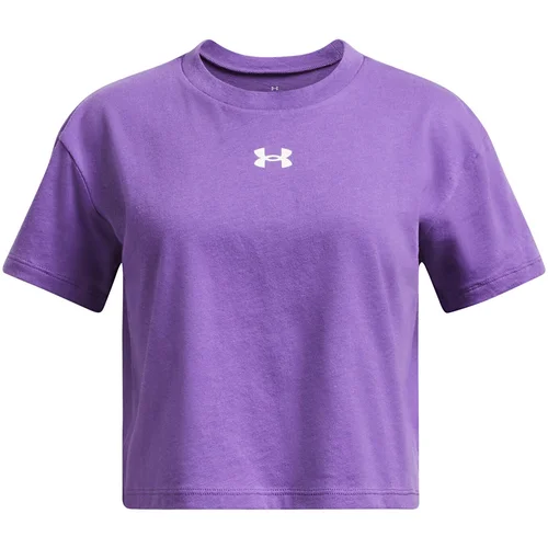 Under Armour Girls' T-shirt CROP SPORTSTYLE LOGO SS