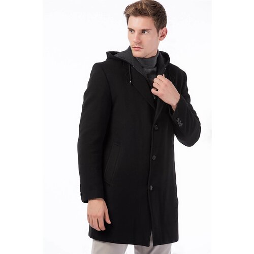 Dewberry PLT8376 MEN&amp;#039;S COAT-BLACK Slike
