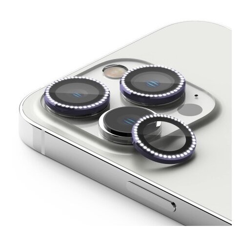 Zastita za kameru diamond za iphone 15 pro (6.1)/iphone 15 pro max (6.7) ljubicasta ( FL10975 ) Cene
