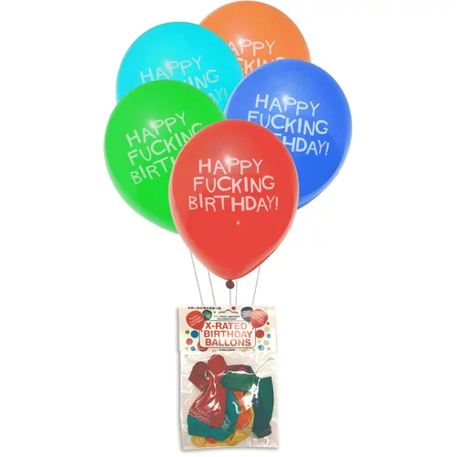 LITTLE GENIE PRODUCTIONS X-Rated Birthday Balloons