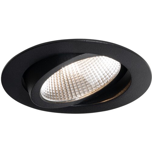 QAZQA Professional Vgradni reflektor črna 9,5 cm z vključeno LED 1300lm zatemnilno IP65 - Gaius Slike