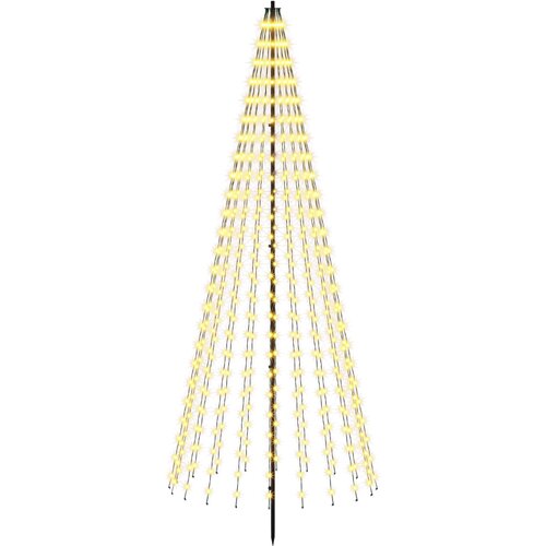  LED božićno drvce 500 LED lampica Topla bijela Željezo Slike