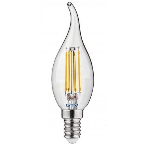 Gtv Žarulja sa žarnom niti s toplim svjetlom E14, 4 W &amp;ndash; Slike
