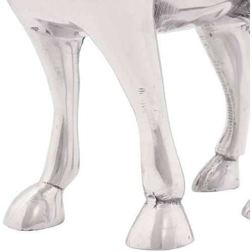 vidaXL skulptura Srebrna Aluminij 20 x 17 x 23 cm Privlačan dizajn Cijene