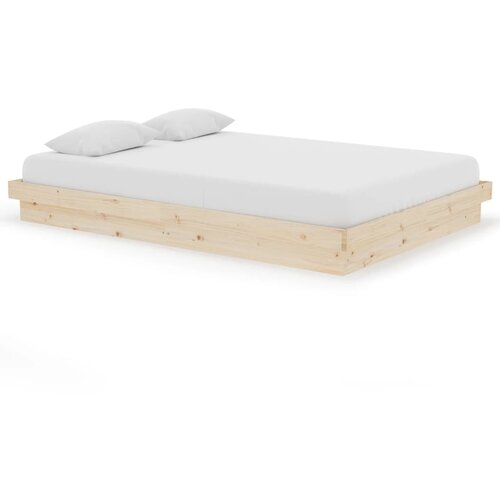 Maison Chic Posteljni Okvir - Dvoposteljna postelja iz trdnega lesa 140x200 cm, (22081601) Cene