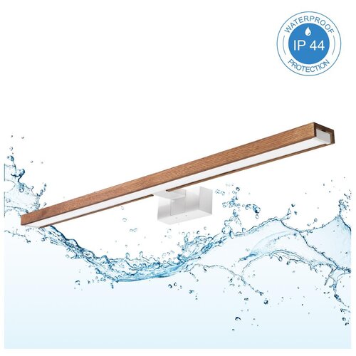 Brilagi LED Kupatilsko osvetljenje za ogledalo WOODY MIRROR 3u1 LED/15W/230V IP44 bela/hrast-tre&amp;scaron;nja Slike